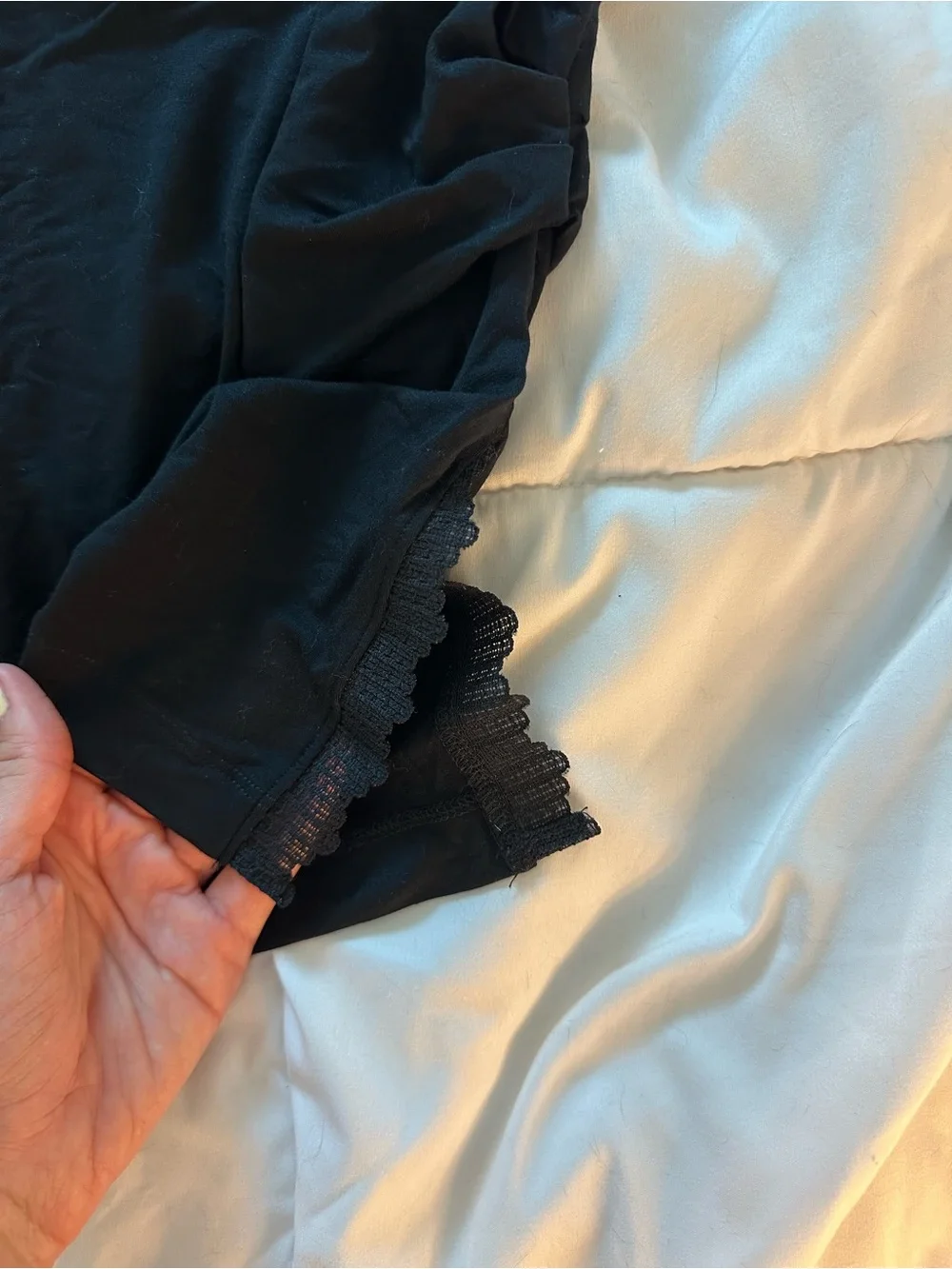 Free People Black Mini Skirt